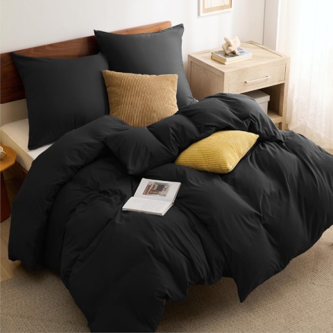 BEDSURE Pościel 4-częściowa 2x kołdra 135x200 + 2 poszewki 80 x 80