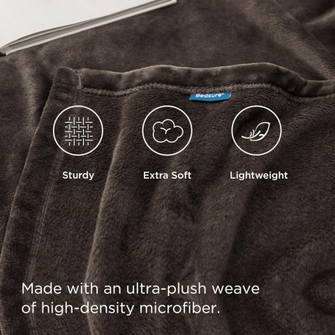Bedsure miękki koc do przytulania 220x240cm XXL