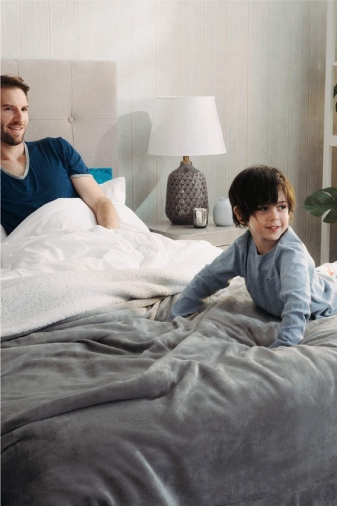 Bedsure Sherpa miękki koc do przytulania 220x240cm