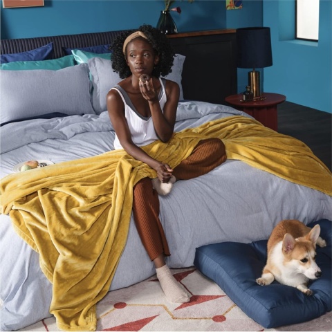 Bedsure miękki koc do przytulania 220x240cm XXL