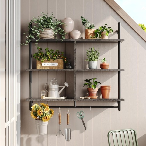 Bestier 3-stopniowy, pływający regał z rur, przemysłowy P391