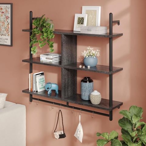 Bestier 3-stopniowy, pływający regał z rur, przemysłowy P391