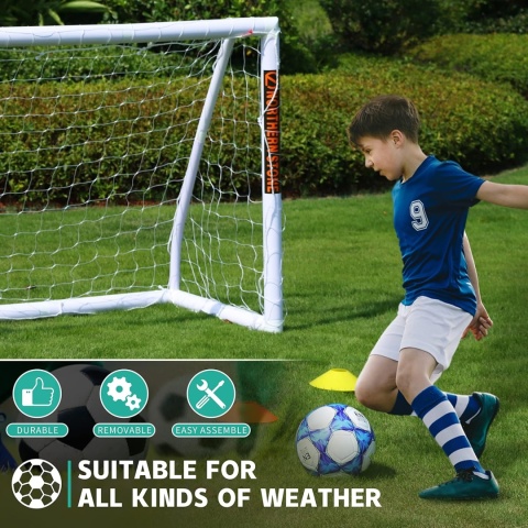 Bramka do piłki nożnej NORTHERN STONE rozmiar M 180x120x80 cm