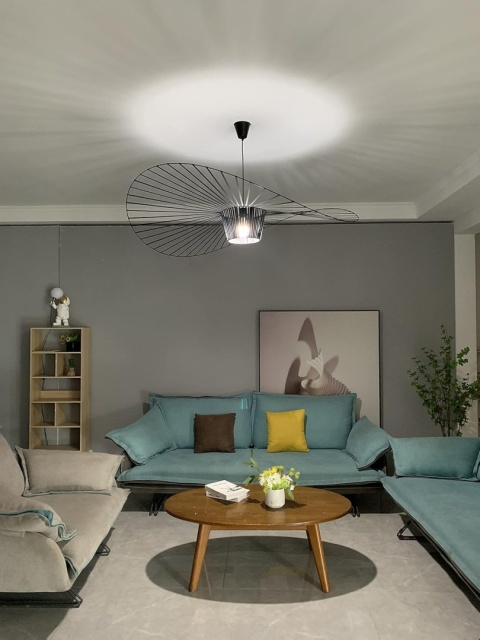 CHNB Lampa Wisząca Czarna 170CM Nowoczesna Vintage Do Jadalni i Salonu