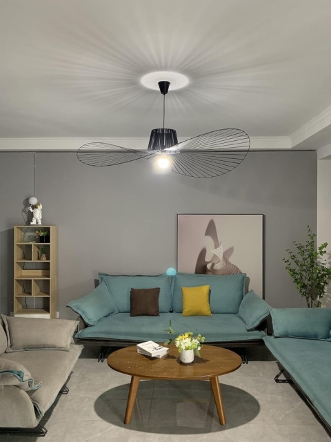 CHNB Lampa Wisząca Czarna 170CM Nowoczesna Vintage Do Jadalni i Salonu