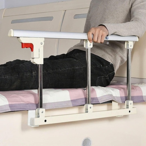 Gdmokle Kratka ochronna do łóżka dla osób starszych, składana, ochronna