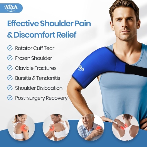 Hilph Podkładka chłodząca na ramiona, opakowanie lodowe, bandaż