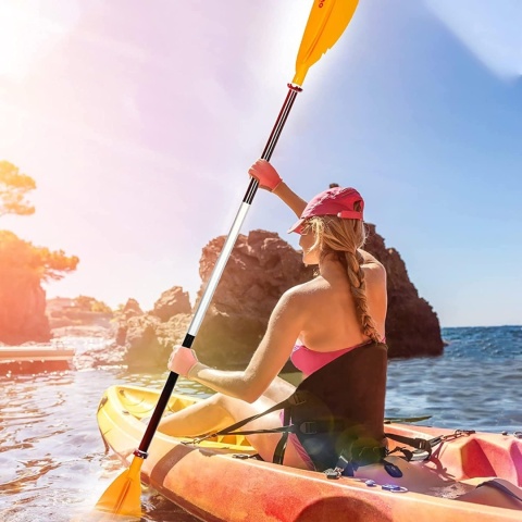 Jednoczęściowe wiosło kajakowe Overmont 203 cm