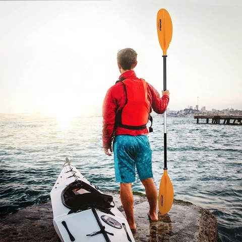 Jednoczęściowe wiosło kajakowe Overmont 203 cm