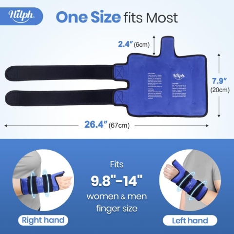 KOMPRES ŻELOWY CIEPŁO ZIMNO NA NADGARSTEK Okład Rozgrzewający Chłodzący