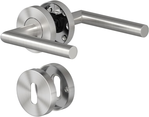 Klamka do drzwi wewnętrznych AwmnSrman stal nierdzewna