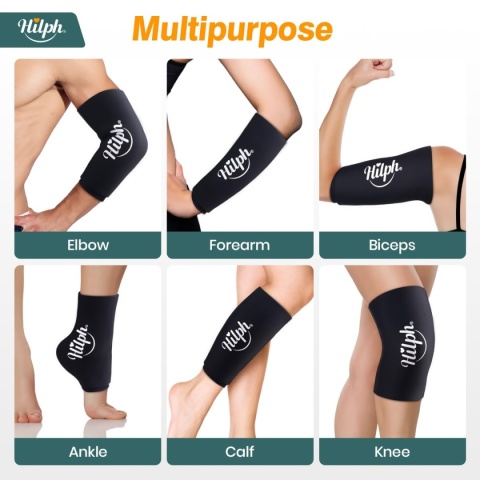 Kompres żelowy Hilph opaska chłodząca do łokci i kolan