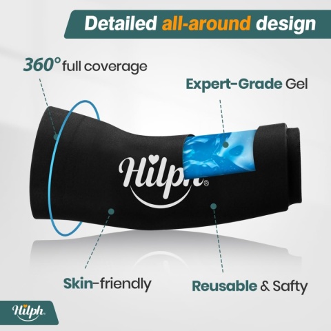 Kompres żelowy Hilph opaska chłodząca do łokci i kolan