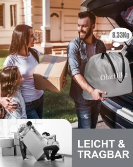 Materac Dmuchany Dwuosobowy Łóżko do Spania z Pompką