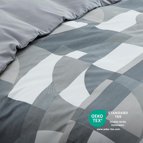 Pościel 200x200 cm Bedsure mikrofibra z zamkiem 3-częściowy zestaw