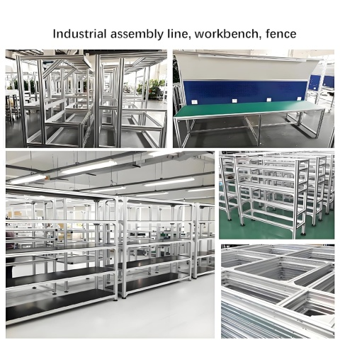 Profil aluminiowy 1220 mm, 2020 V, typ czarny, europejski 2 x 120 cm