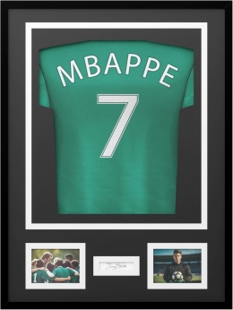 Ramka 3D na koszulkę piłkarską Avalo, 60x80 cm, czarna, ochrona UV