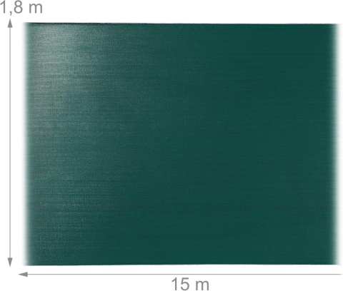 Relaxdays Osłona ogrodzenia 15 metrow