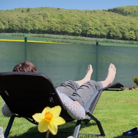 Relaxdays Osłona ogrodzenia 15 metrow