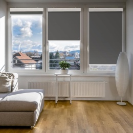 Rolety elektryczne DENFOON zasilane energią słoneczną