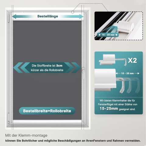 Rolety elektryczne DENFOON zasilane energią słoneczną