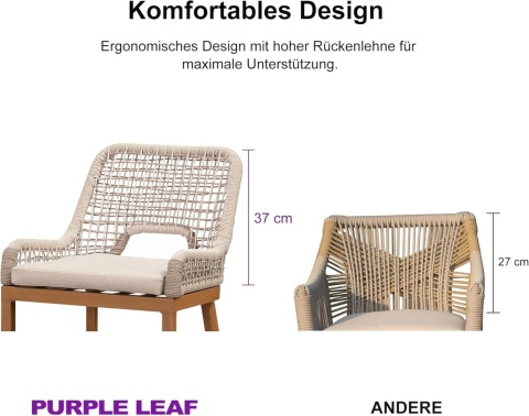 Stołek Barowy – Zestaw 2 sztuk z aluminiową ramą i rattanowym wykończeniem