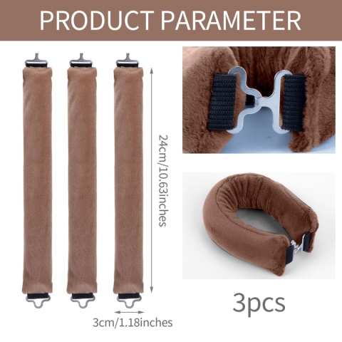 WAŁKI LOKÓWKI PAPILOTY DO KRĘCENIA WŁOSÓW BLOWOUT MIĘKKIE 3 SZTUKI XXL