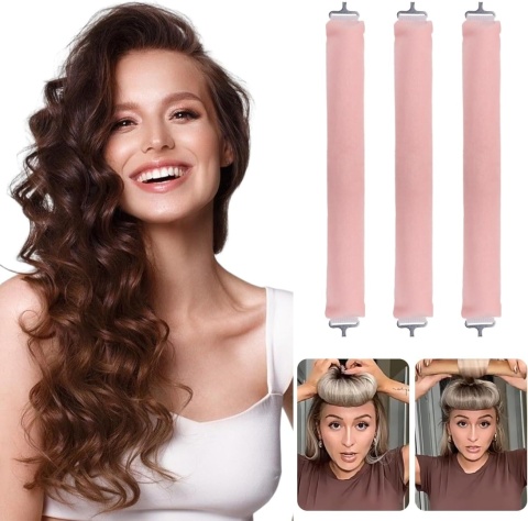WAŁKI LOKÓWKI PAPILOTY DO KRĘCENIA WŁOSÓW BLOWOUT MIĘKKIE 3 SZTUKI XXL