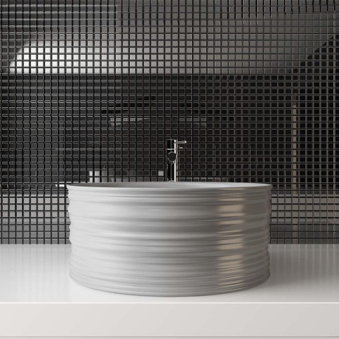 Waschbecken24 41 x 41 x 18 cm, designerska umywalka ceramiczna