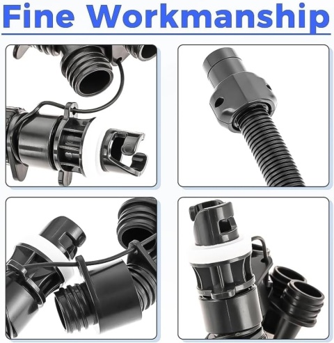 Zestaw adapterów do pompy, 1 szt., pompa sup, wąż powietrza, 7 dysz
