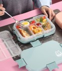 Bento pudełko na lunch pojemnik do żywności z 6 przegródkami lunch box