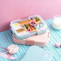 Bento pudełko na lunch pojemnik do żywności z 6 przegródkami lunch box