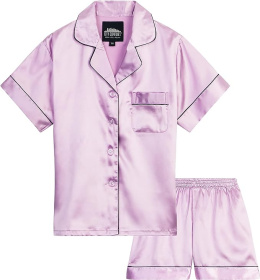 CityComfort Komplet piżama dla dziewczynek, satynowa 11/12 lat