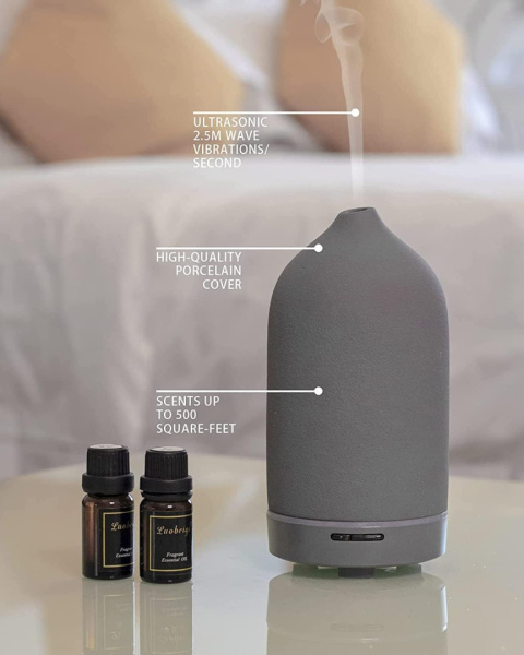 Dyfuzor zapachowy do olejków eterycznych, nawilżacz Premium Ceramiczny Dyfuzor zapachowy do olejków eterycznych, nawilżacz Premium Ceramiczny