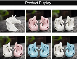 Hosoncovy Wielofunkcyjny ceramiczny łabędź wazon Home Decor