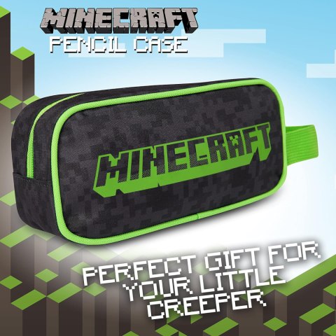 Minecraft Piórnik, przybory szkolne, piórnik o dużej pojemności Minecraft Piórnik, przybory szkolne, piórnik o dużej pojemności