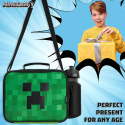 Minecraft Pudełko na lunch dla chłopców, butelka i torba