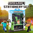 Minecraft Zestaw artykułów piśmienniczych, zeszyt, piórnik i inne