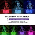 ONXE Lampka nocna 3D Superbohatera, Spiderman LED