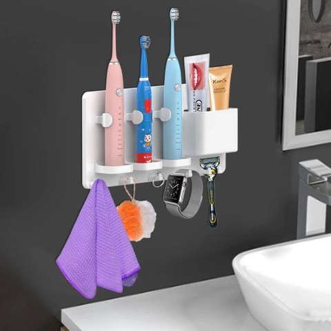 Simpletome regulowany organizer na pasty do zębów, uchwyt łazienkowy Simpletome regulowany organizer na pasty do zębów, uchwyt łazienkowy