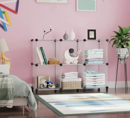 AWTATOS ORGANIZER MODUŁOWY regał do przechowywania 6-częściowy 6x30/30/30cm