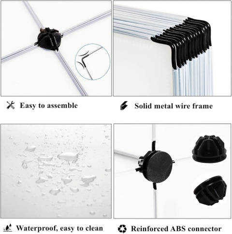 AWTATOS ORGANIZER MODUŁOWY regał do przechowywania 6-częściowy 6x30/30/30cm