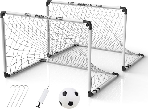 BRAMKI PIŁKARSKIE KAMIYA 2PACK DLA DZIECI SKŁADANE PRZENOŚNE OGRODOWE SPORT