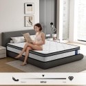 BedStory Materac 160 x 200 cm, materac sprężynowy H3, wysokość 20 cm
