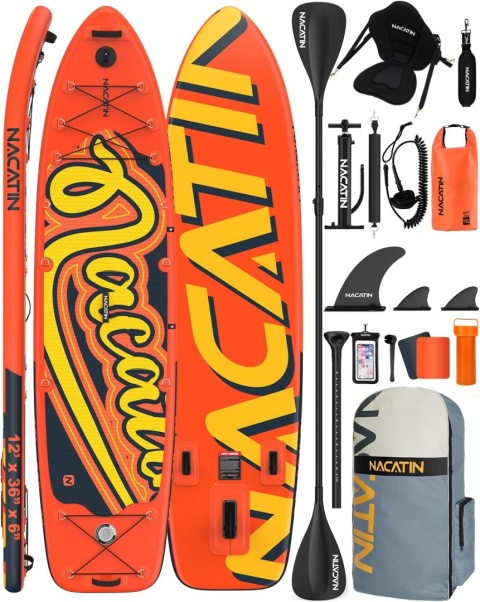 DESKA SUP pompowana z wiosłem WATTSUP paddle board F12 12' 366 cm