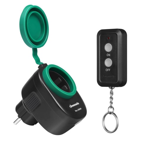 DEWENWILS Gniazd0 radiowe z pilotem zdalnego sterowania, zewnętrzne, 16 A, 3680 W, IP44