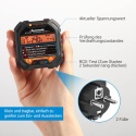 DEWENWILS Tester gniazd z kontrolą RCD i wyświetlaczem napięcia LCD