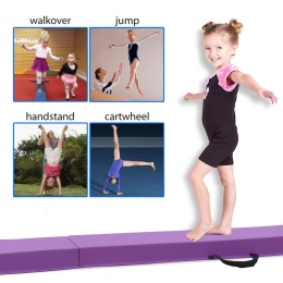 FBSPORT 270 cm Belka równoważna dla dzieci, składana plus torba