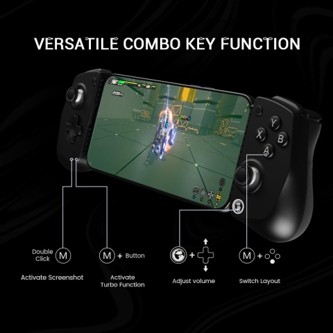 GamePad Kontroler do smartfona Gamesir X5 Lite Type-C Czarny iOS Android