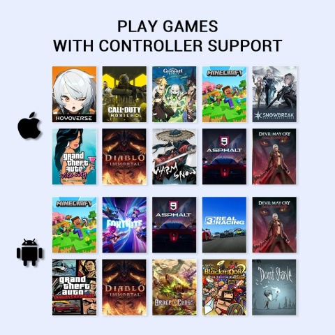 GamePad Kontroler do smartfona Gamesir X5 Lite Type-C Czarny iOS Android